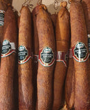 Mangalica szalámi,.Palatin, ca. 800g-1000g / Salami av mangalica kött, Palatin, kallrökt
ca.800-1000g