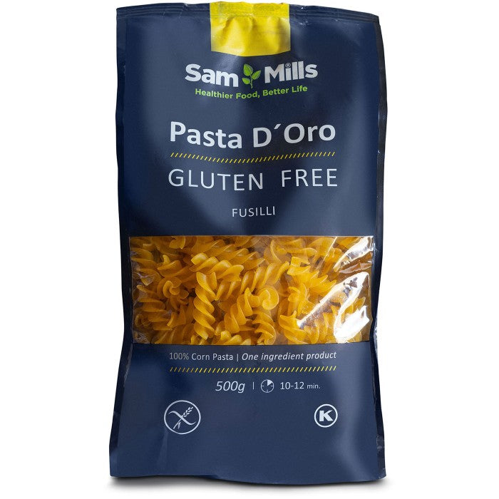Sam Mills Pasta d'oro Fusilli Glutenfri 500g/ gluténmentes tészta orsó ...