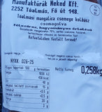 Tóalmási Csemege Füstölt Mangalica Szárazkolbász (Nitritmentes) 250gr/pár / Mangalica kallrökt, Lufttorkad delikatess korv (utan nitrit)